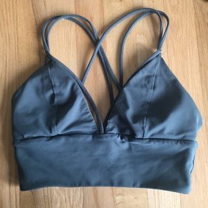 Lulu lemon olive sports bra. Size 4.